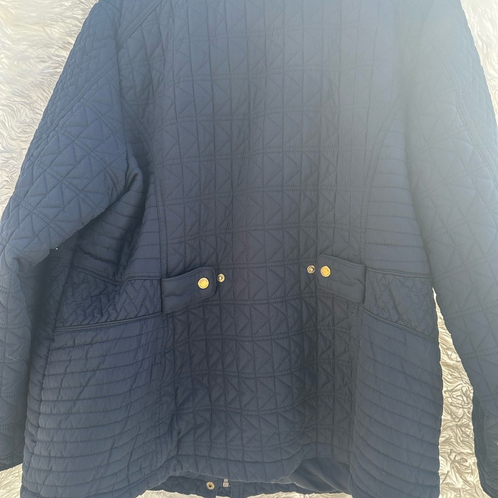 Weatherproof Navy Quilted Jacket - Picture 7 of 8